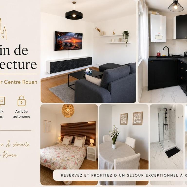 L Ecrin de la Prefecture Rouen Centre - Apartment mit 1 Schlafzimmer - 1