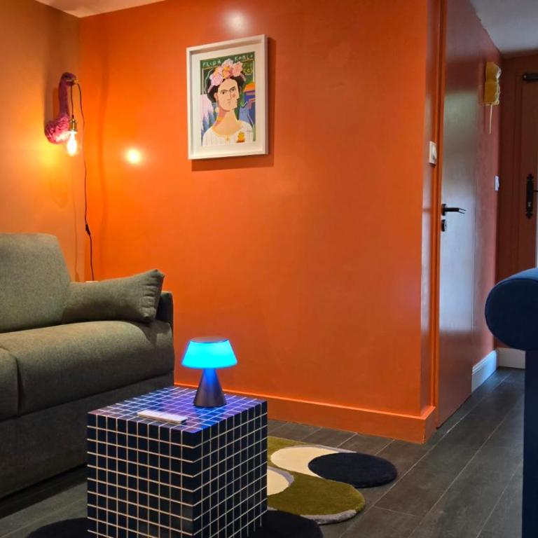Un écrin pop art au cœur de la ville d'Hiver - Chambre Double avec Terrasse - 18