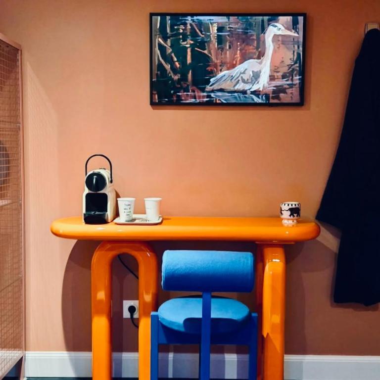 Un écrin pop art au cœur de la ville d'Hiver - Chambre Double avec Terrasse - 19