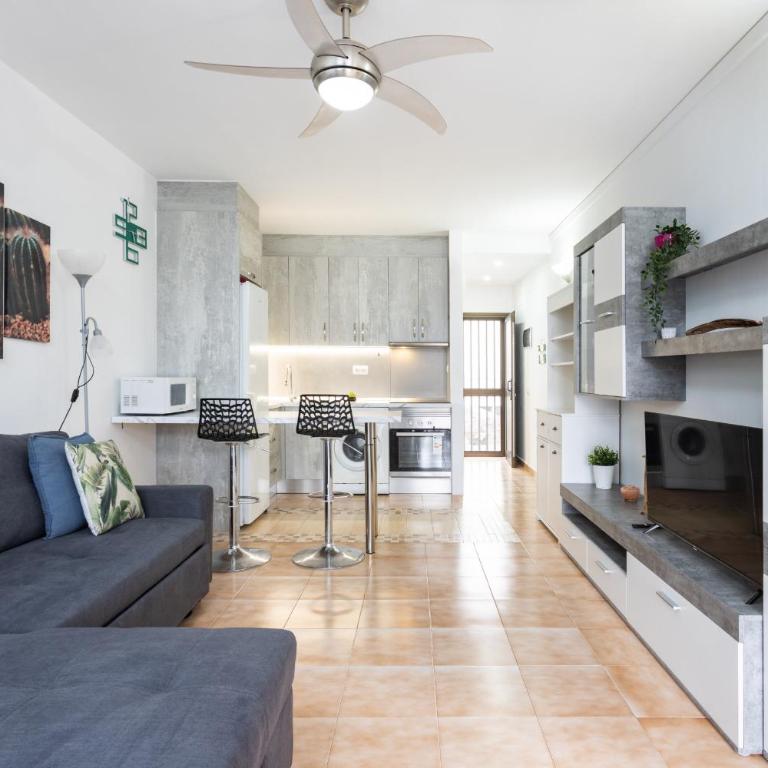 ALMA LIBRE Mar y piscina - One-Bedroom Apartment with Terrace - 3