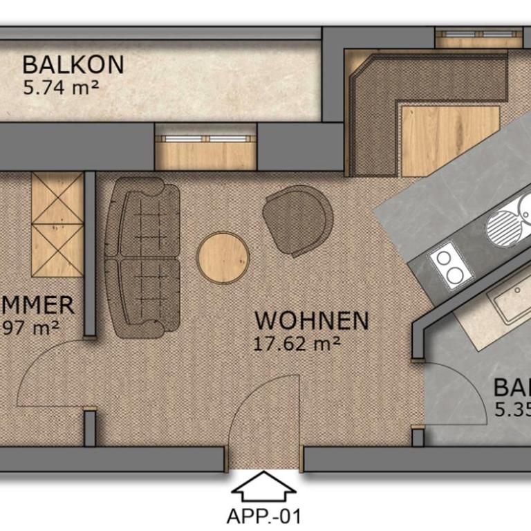 HUGOS CERVOSA ALM - Mountain Lodges - Chalet de 1 dormitorio - 4