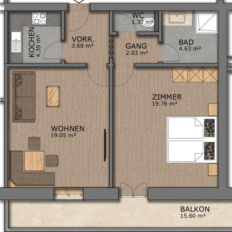 HUGOS CERVOSA ALM - Mountain Lodges - Chalet de 1 dormitorio - 4