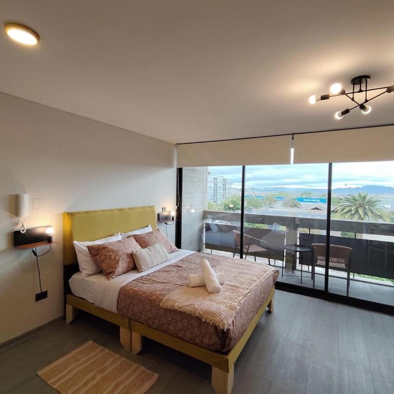 Nuevo Departmento muy cerca del Santander Arena, Parque Ohiggins, club Hipico, con estacionamiento gratis, para 2 D505 - One-Bedroom Apartment - 20