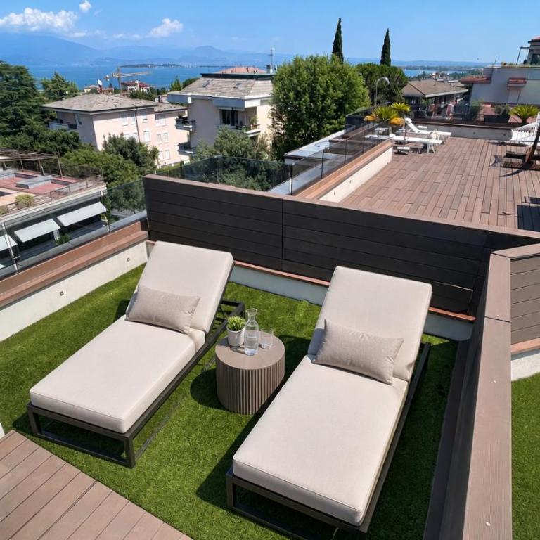Penthouse lake garda - Appartamento con 2 Camere da Letto, Terrazza e Vista Mare - 19