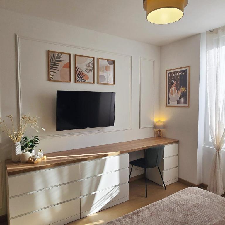 L Émeraude Rémoise - Idéalement situé & Confort & Climatisé - Appartamento con 1 Camera da Letto - 5