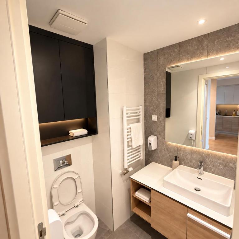 BW Midnight Pearl Belgrade Waterfront Verde - Apartman sa 1 Spavaćom Sobom - 9