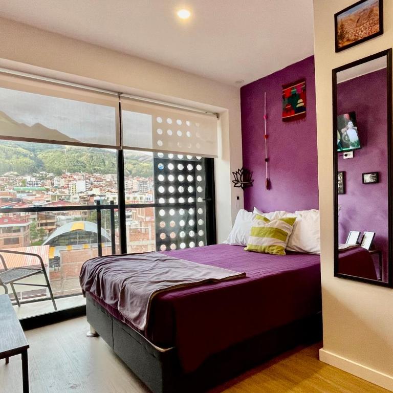 Andes loft, vista panorámica y balcón privado - One-Bedroom Apartment - 1