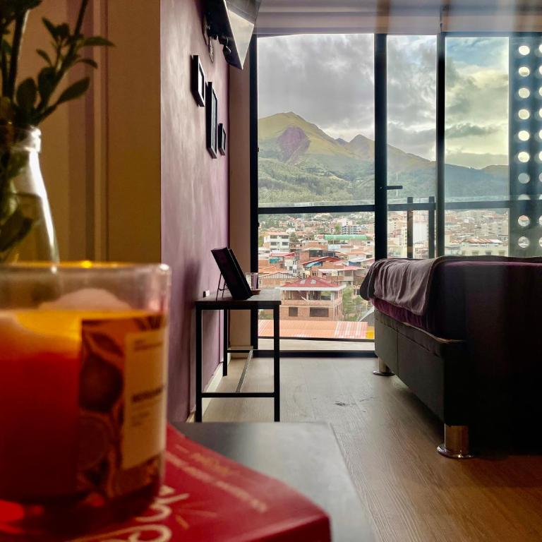 Andes loft, vista panorámica y balcón privado - One-Bedroom Apartment - 9