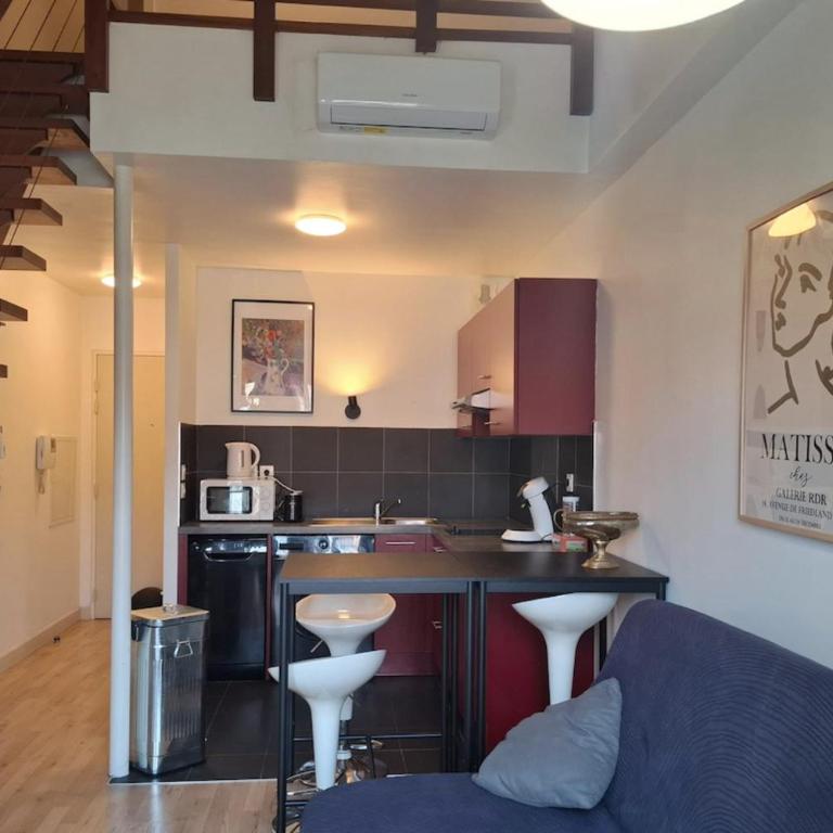 Duplex avec balcon au pied du Tramway République - Appartement - 3