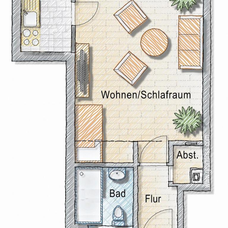 Stylishly furnished apartment in Munich-Solln - Appartamento - 6