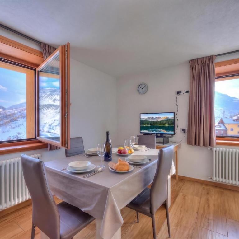 Fiocco Di Neve Ski in- Ski out 10m - Happy Rentals - Apartment mit Blick auf die Berge - 3