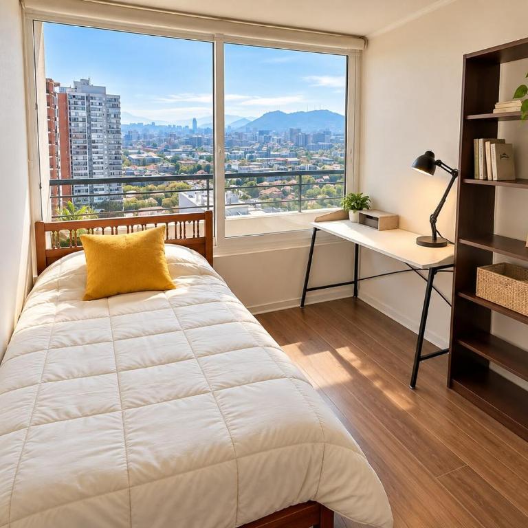 Hermosa vista Ñuñoa 2D2B Metro, Parking, Wifi - Apartamento de 2 dormitorios - 4