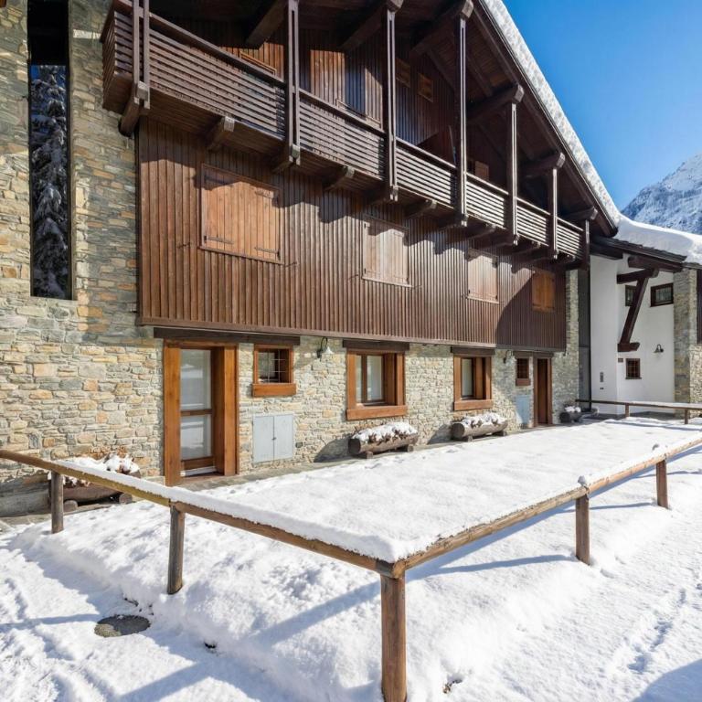 Plan Gorret Wonderful Apartment In Courmayeur - Appartamento con Terrazza - 26