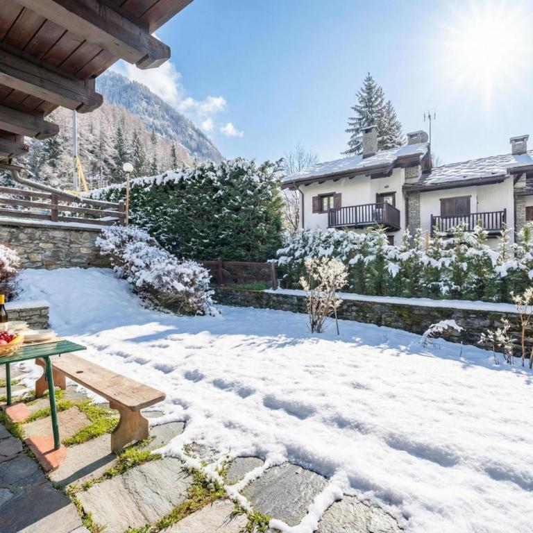 Charming Apart with Garden in Courmayeur - Happy Rentals - Appartamento con Vista Montagna - 14