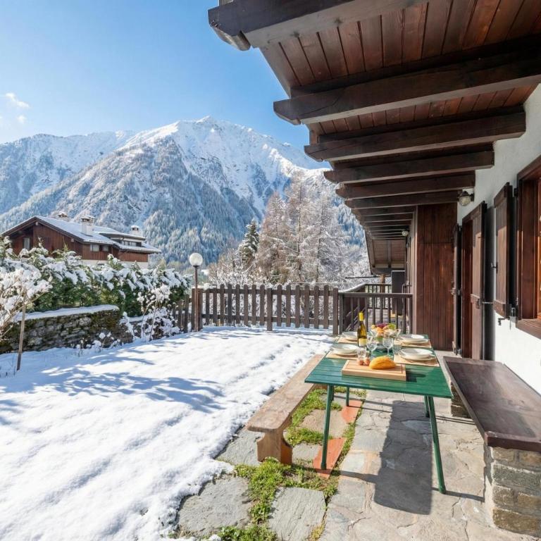 Charming Apart with Garden in Courmayeur - Happy Rentals - Appartamento con Vista Montagna - 16
