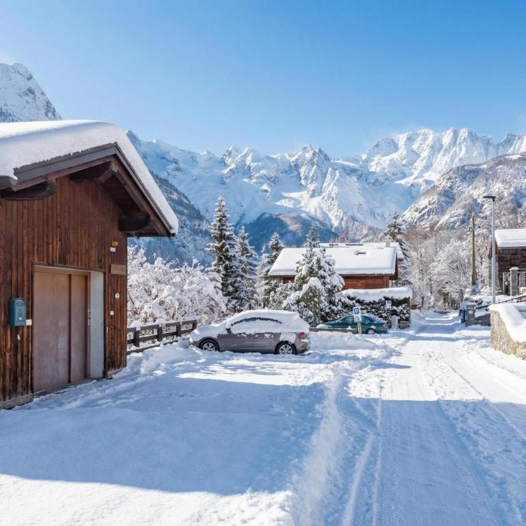 Cozy Apartment with Garden in Courmayeur - Happy Rentals - Apartment mit Blick auf die Berge - 7