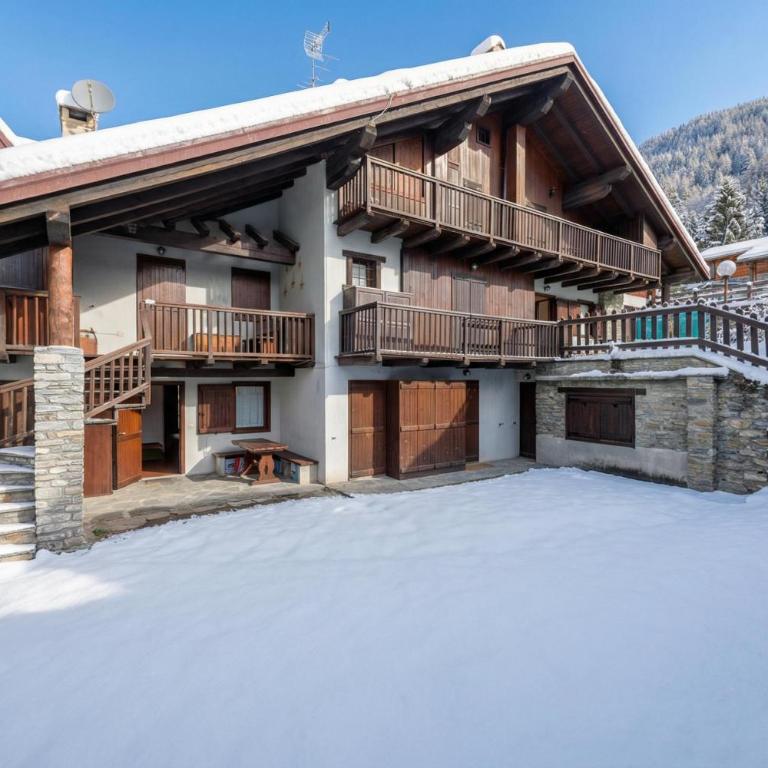Cozy Apartment with Garden in Courmayeur - Happy Rentals - Apartment mit Blick auf die Berge - 17