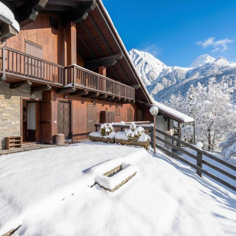 Cozy Apartment with Garden in Courmayeur - Happy Rentals - Apartment mit Blick auf die Berge - 18