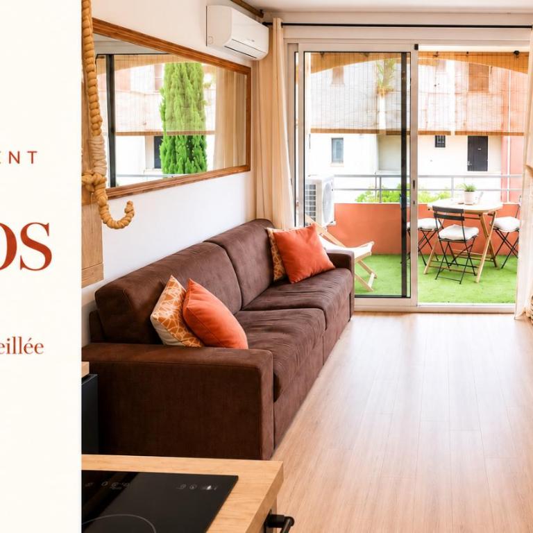 Studio Le Naxos Clim Parking Balcon - Estudio con terraza - 26