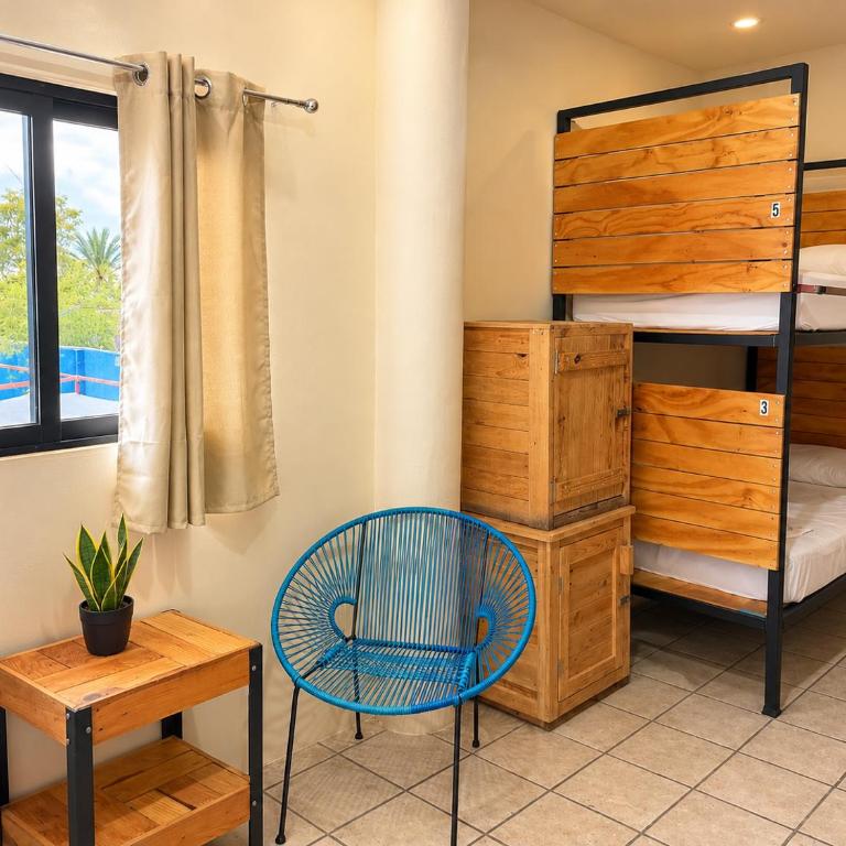 Bermejo Hostel LAP - Cama en habitación compartida femenina de 6 camas - 3