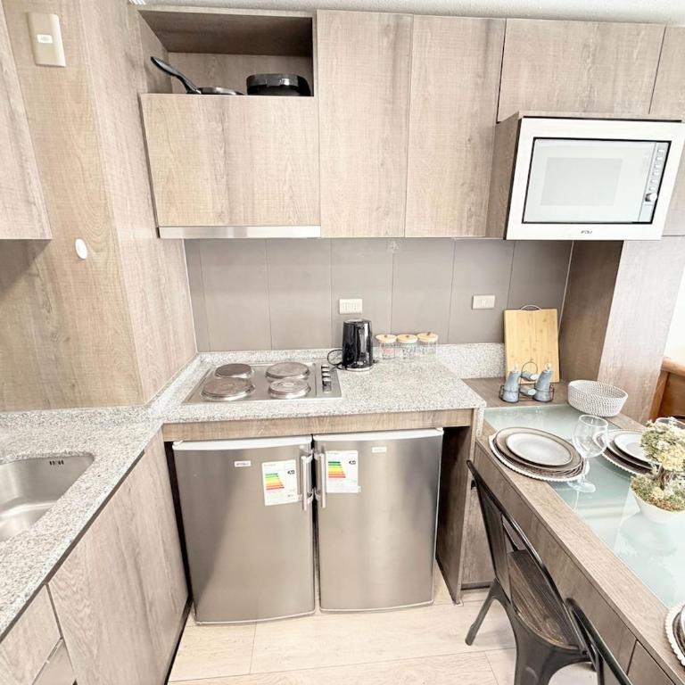 Encantador Dpto Equipado Metro Parking Gratis - Apartamento de 2 dormitorios - 1