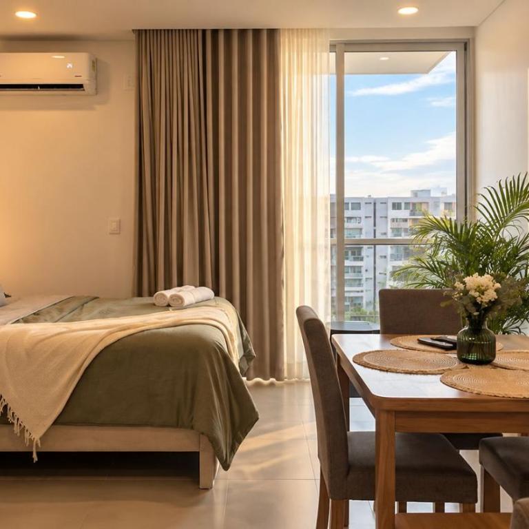 Moderna y Amplio Apto con Balcón a Pasos del Mar - Apartamento de 1 dormitorio - 1