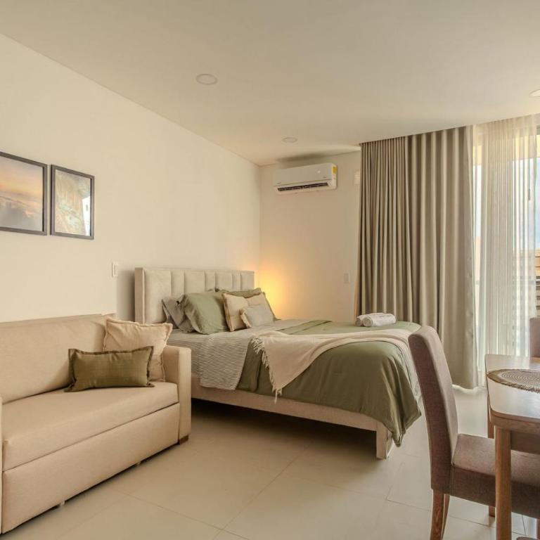 Moderna y Amplio Apto con Balcón a Pasos del Mar - Apartamento de 1 dormitorio - 5