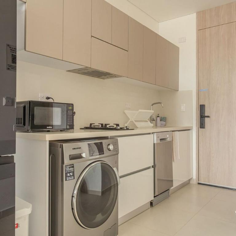 Moderna y Amplio Apto con Balcón a Pasos del Mar - Apartamento de 1 dormitorio - 6