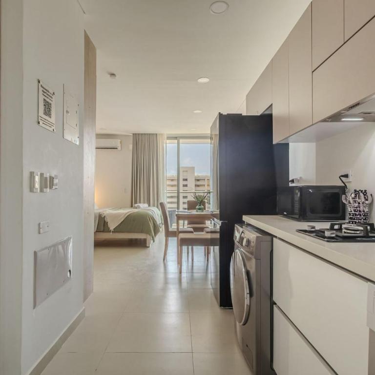 Moderna y Amplio Apto con Balcón a Pasos del Mar - Apartamento de 1 dormitorio - 32