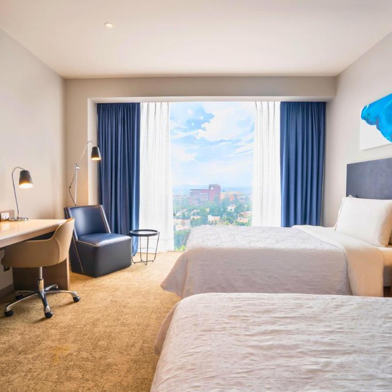 Hilton Garden Inn Mexico City Santa Fe - Habitación Doble - 2 camas dobles - 5