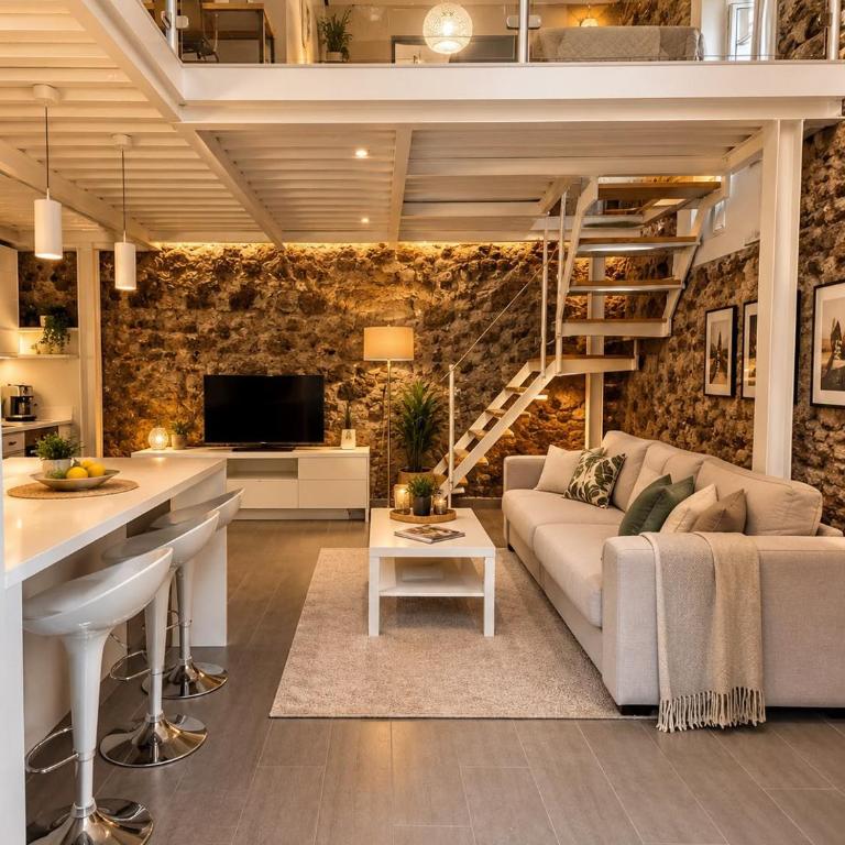 Etna Stone loft Historic center - One-Bedroom Apartment - 1