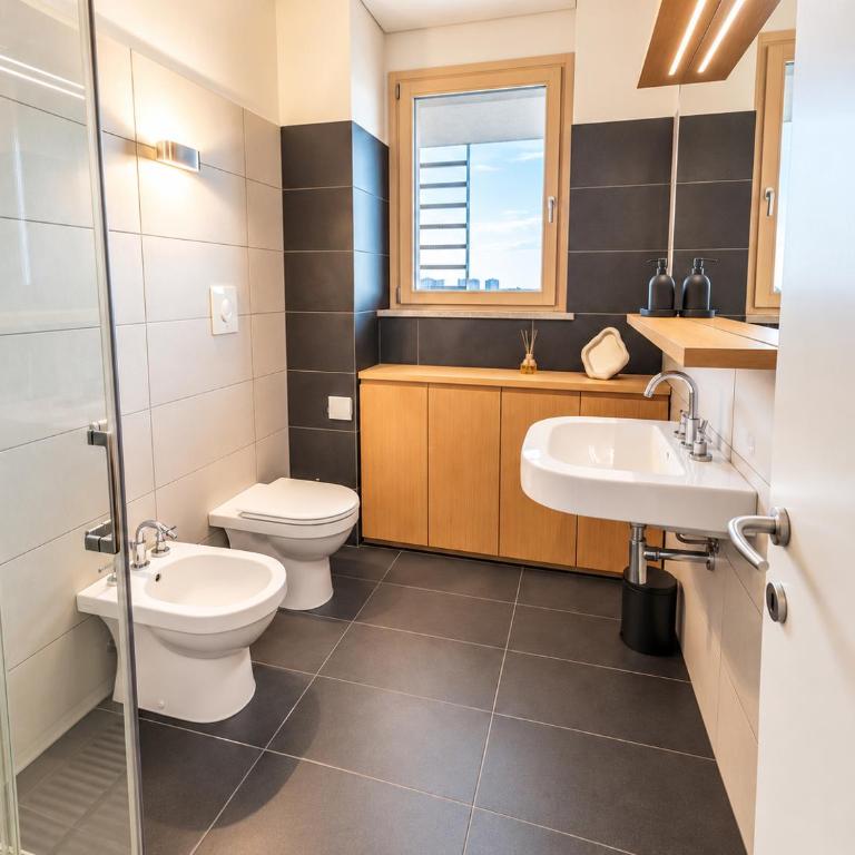 Giax Tower Residences - Pool, Spa & Gym - Multiple Apartments for Families & Groups - 15 Min from Duomo - Appartamento con 1 Camera da Letto, Balcone e Vista Montagna - 15