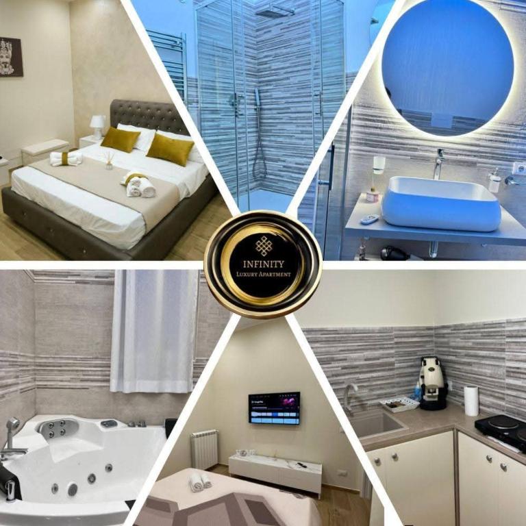 INFINITY Jacuzzi & Apartment palermo - Camera Matrimoniale con Vasca Idromassaggio - 5