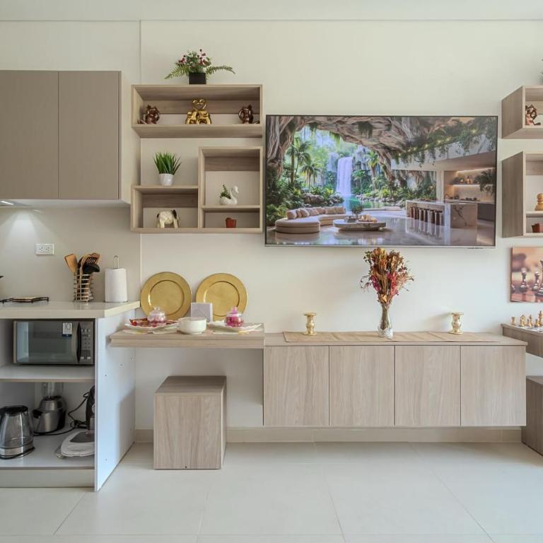 Apto de Lujo con Balcon y Piscina Cerca al Mar - Apartamento de 1 dormitorio - 26