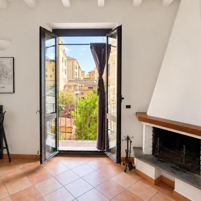 Elegantis D'Alibert Suite Apartment with Private Balcony - Comfort in the Heart of Trastevere - Apartment mit 1 Schlafzimmer - 10