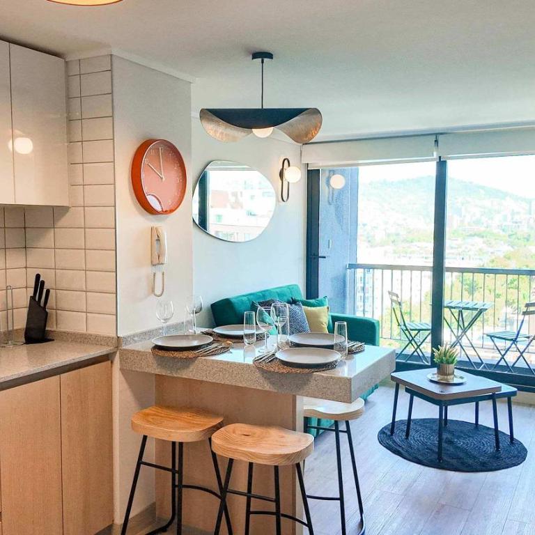 HOM 1 bed with washer Metro Mons Eyzaguirre - Apartamento - 7