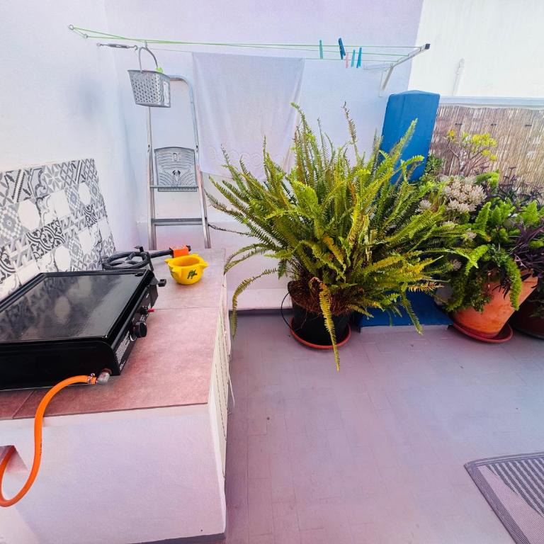 Calpe casco antiguo atico terrasa wifi aire ideal familias - Apartamento de 3 dormitorios - 9