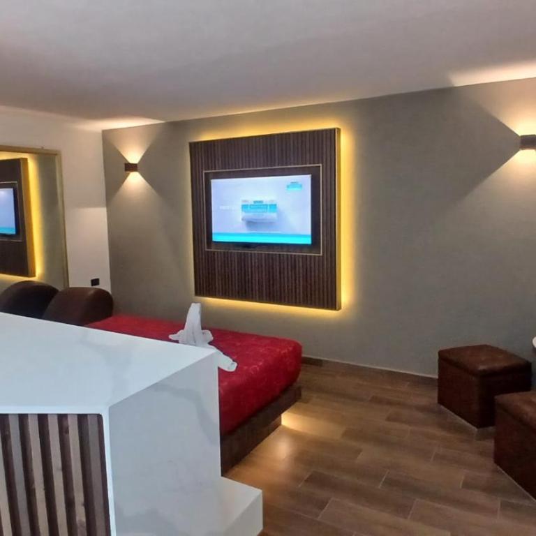 Motel Mykonos - Habitación con cama extragrande. - 2