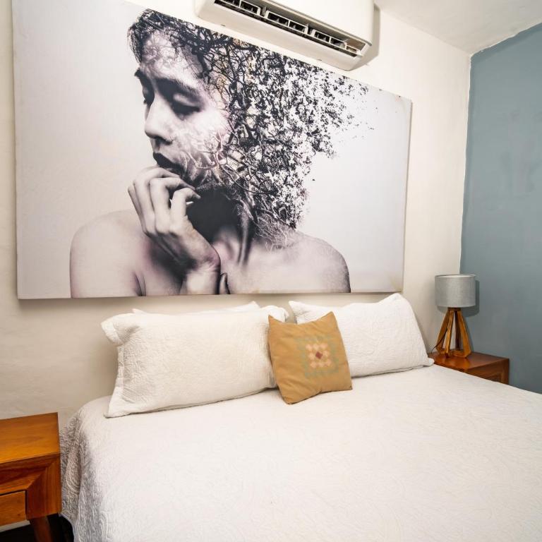 Casa Fersan Cancún - Studio mit Kingsize-Bett und Schlafsofa - 6