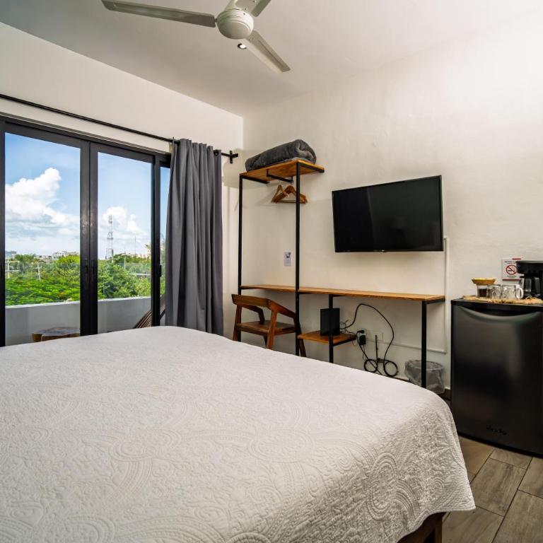 Casa Fersan Cancún - Deluxe Studio mit Kingsize-Bett - 9