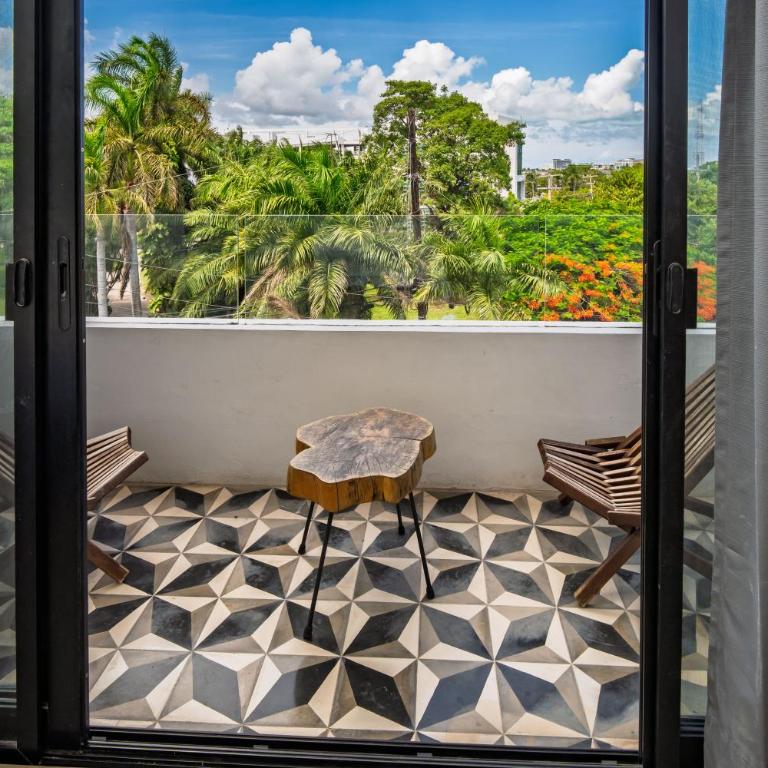 Casa Fersan Cancún - Deluxe Studio mit Kingsize-Bett - 1