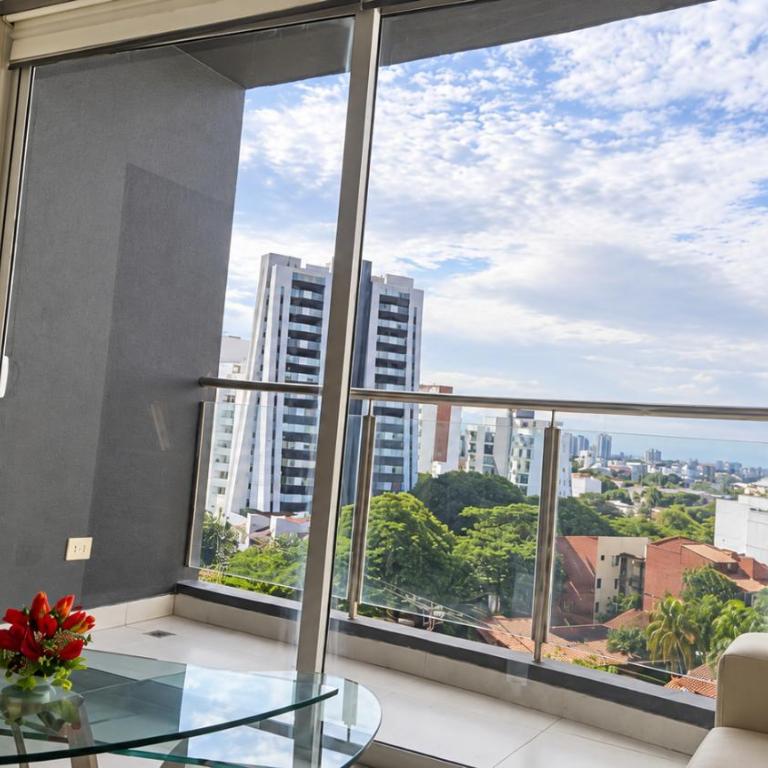 Cómodo apartamento, céntrico y con vista urbana - One-Bedroom Apartment - 6