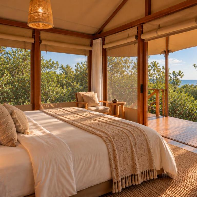 Luxury Oceanfront Glamping by Awa Holbox - Suite mit Kingsize-Bett mit Meerblick - 2
