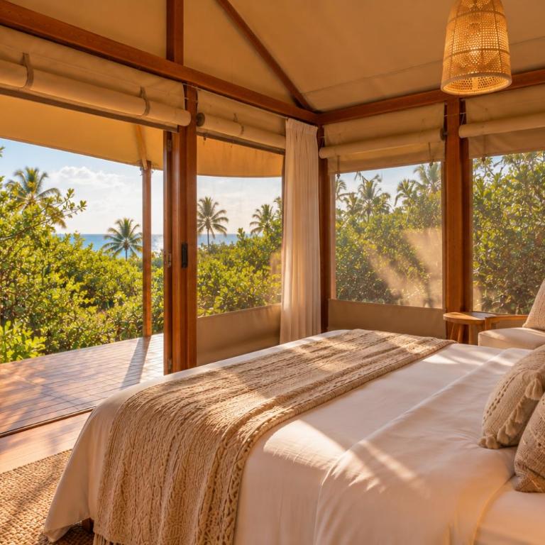 Luxury Oceanfront Glamping by Awa Holbox - Suite mit Kingsize-Bett mit Meerblick - 3