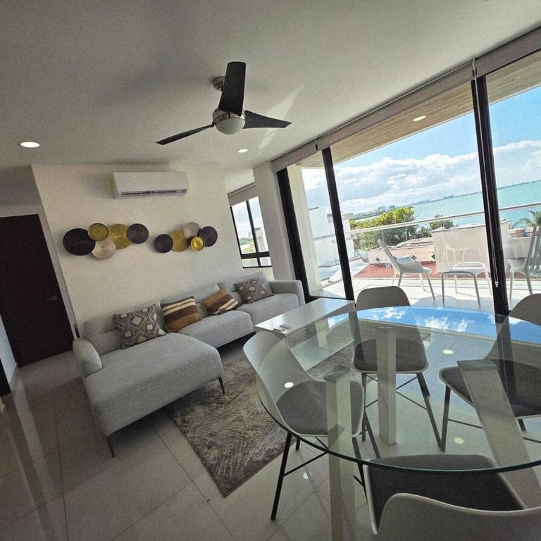 TAKH, Elegant Condo 2BR Rooftop Pool Ocean View & Balcony lagoon view - Apartamento Familiar de 2 dormitorios con vistas - 2