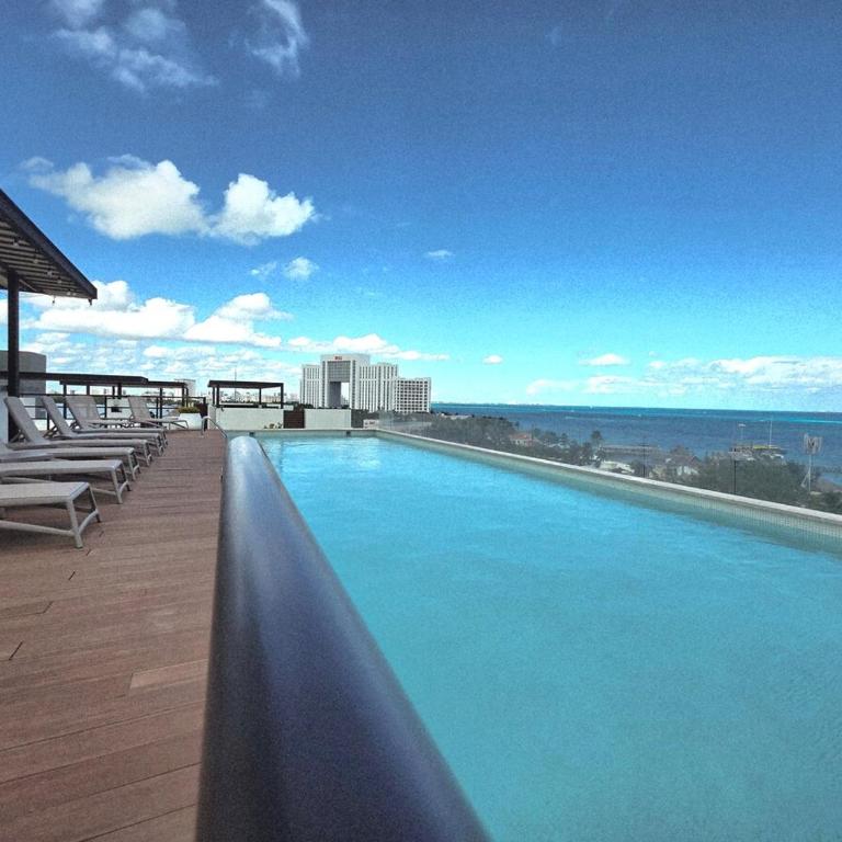 TAKH, Elegant Condo 2BR Rooftop Pool Ocean View & Balcony lagoon view - Apartamento Familiar de 2 dormitorios con vistas - 14
