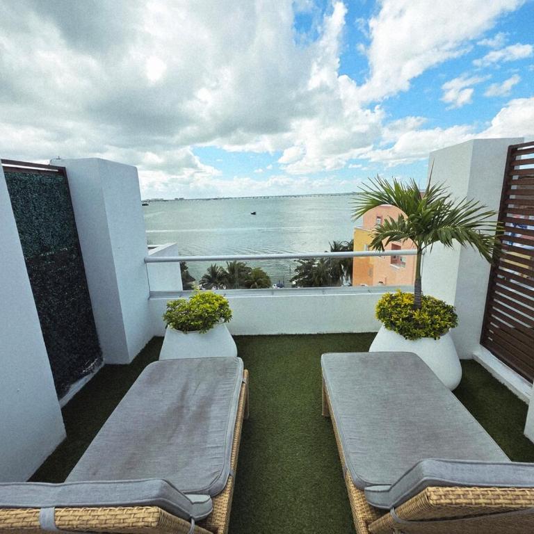 TAKH, Elegant Condo 2BR Rooftop Pool Ocean View & Balcony lagoon view - Apartamento Familiar de 2 dormitorios con vistas - 15