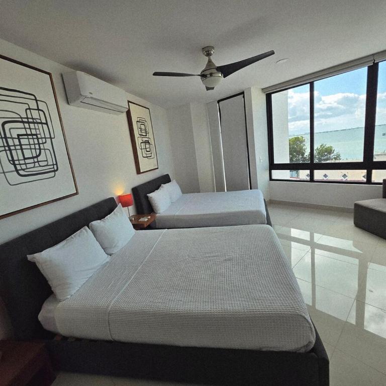 TAKH, Elegant Condo 2BR Rooftop Pool Ocean View & Balcony lagoon view - Apartamento Familiar de 2 dormitorios con vistas - 36