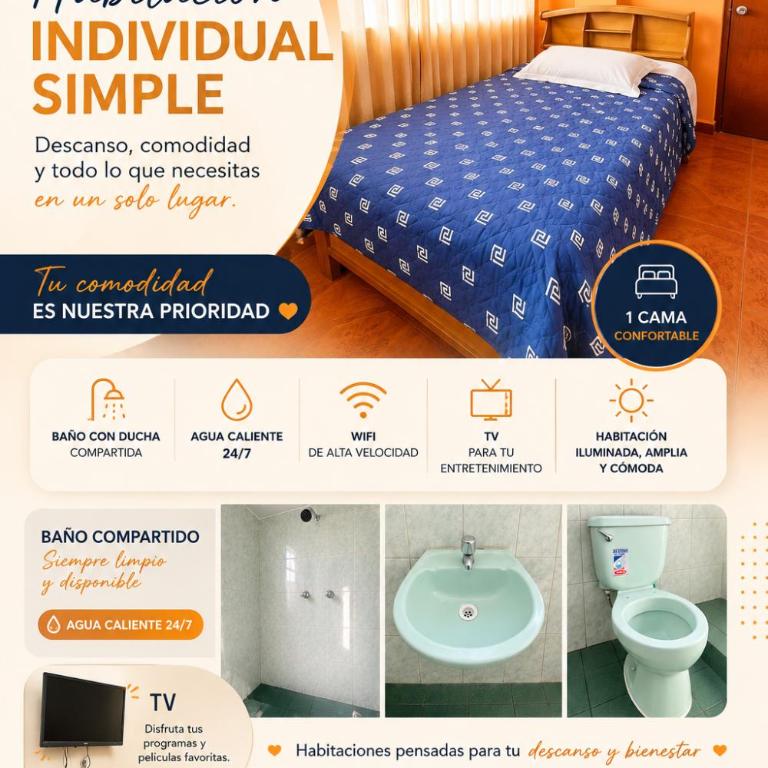 Hostal su casa Villasante - Single Room with Shared Bathroom - 2