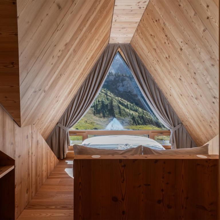 Hospiz Passo Gardena - Habitación Doble con vistas a la montaña - 5